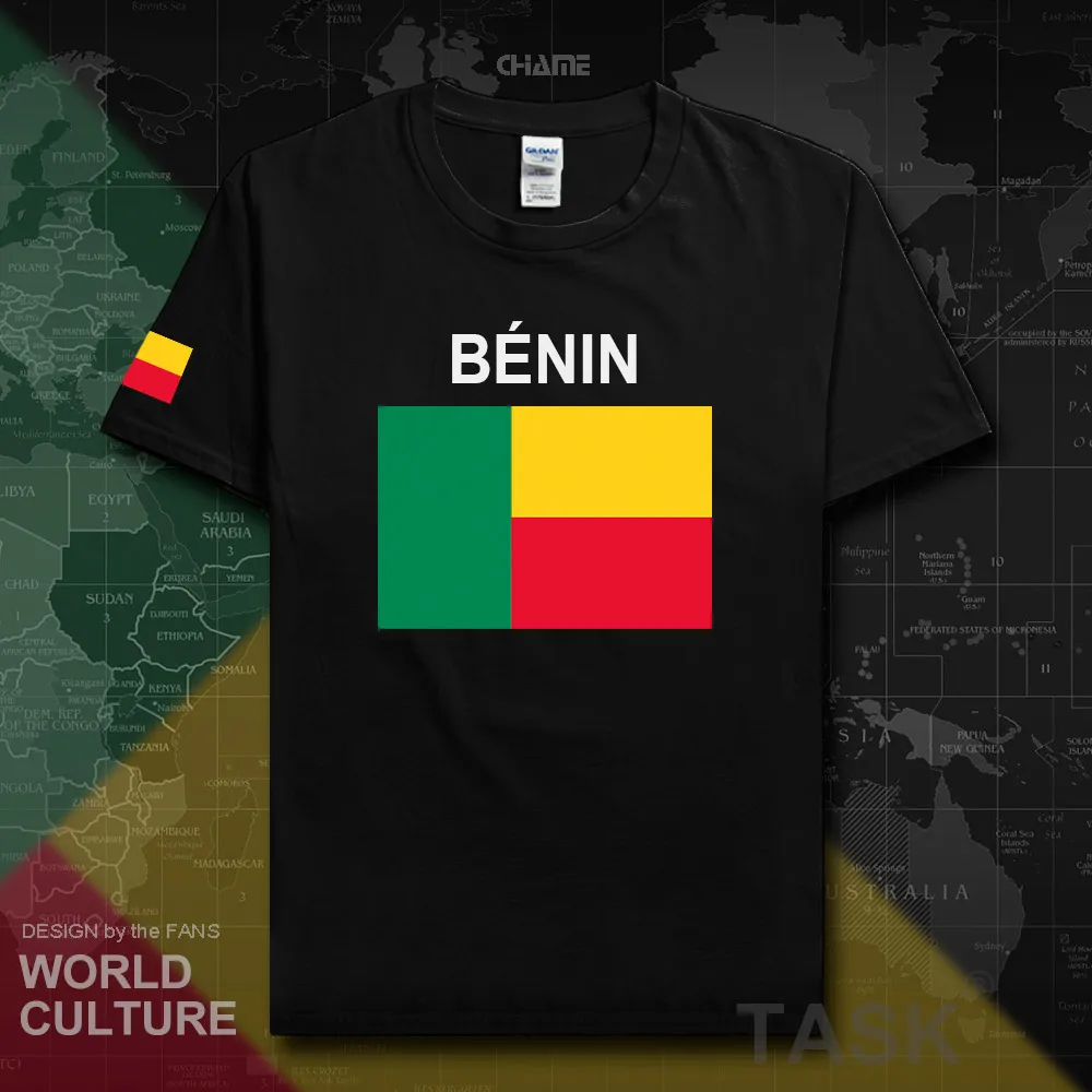 Бенин Beninese Футболка Мода 2018 Джерси Национальная команда 100% хлопок футболка