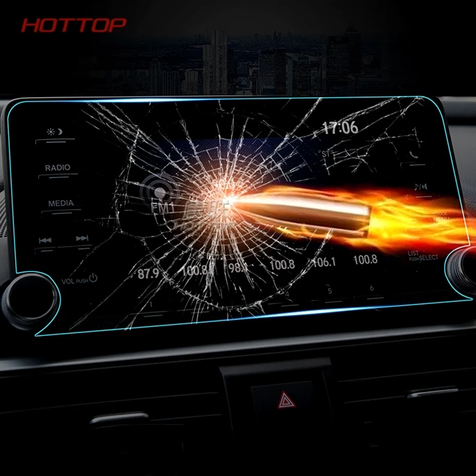Car GPS Navigation Screen Steel Protective Film For Honda Accord 10th 2018 2019 styling accessories |
