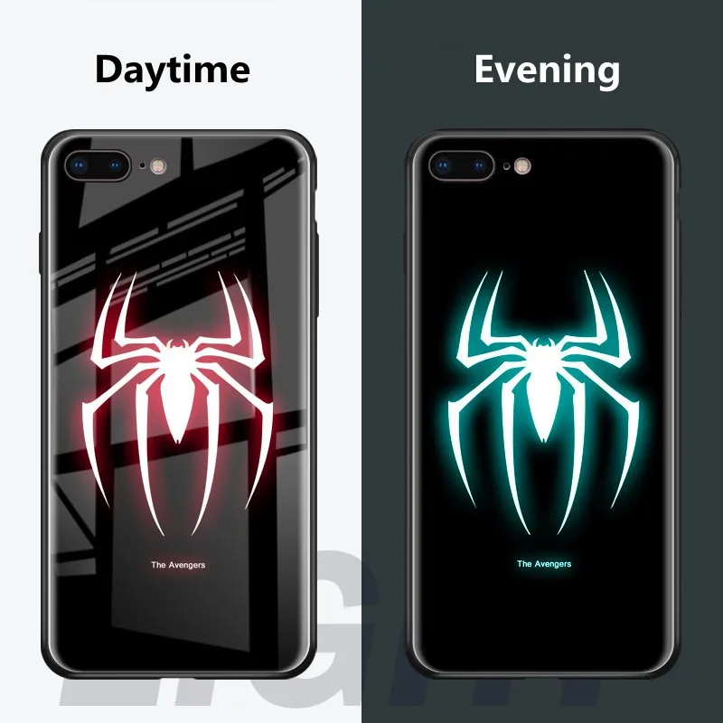 Luminous Case For iphone XS Max XR 6 6s Plus Glasses Cases Marvel Comics Cover X 10 7 8 Coque |