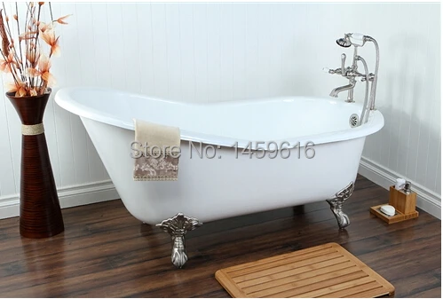 60 дюймовые чугунные тапки для ванной CUPC сертификат отдельно стоящая