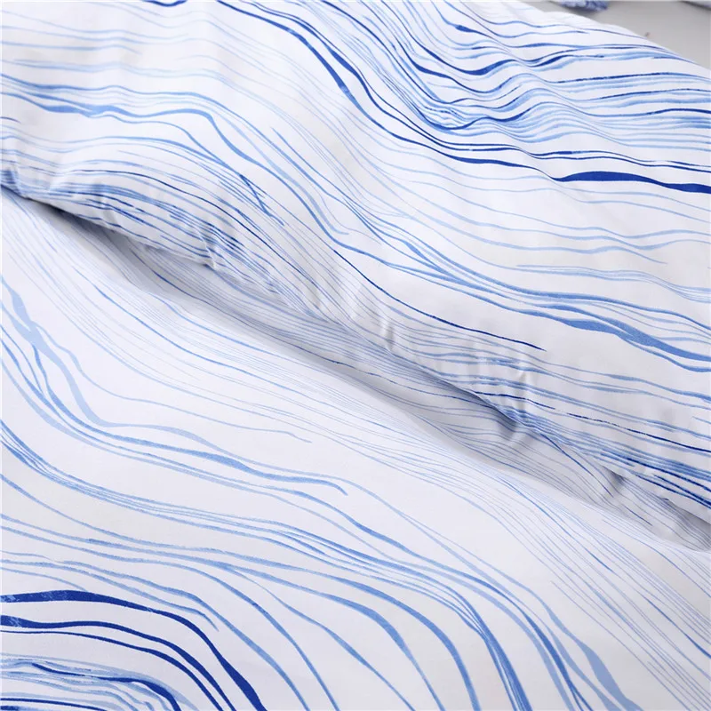 

3D Bedding Sets Duvet Cover Set 2018 Home Textile Blue Gold New Fashion Bed Sheets Twin Queen King Size Girl Home Bed Cover Set