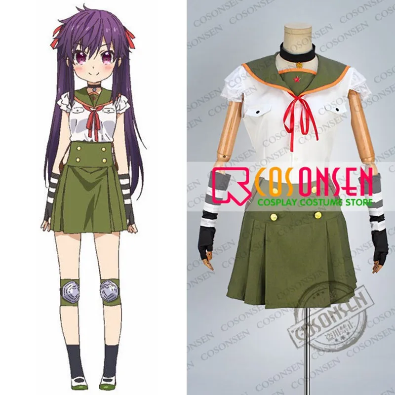 COSPLAYONSEN Gakkou Gurashi! Школа Живите! Костюм для косплея Kurumi Ebisuzawa полный комплект все