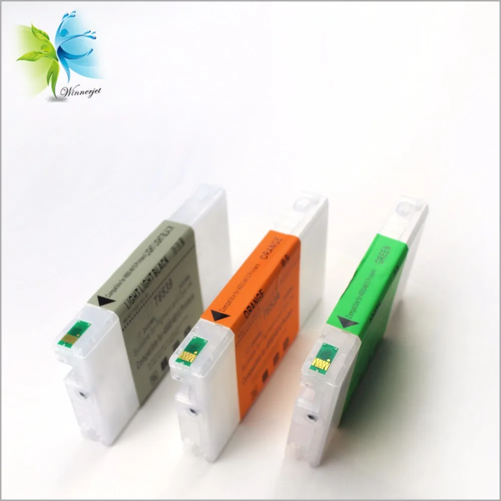 Winnerjet Лучшая цена многоразовый картридж с чипом автоматического сброса для epson