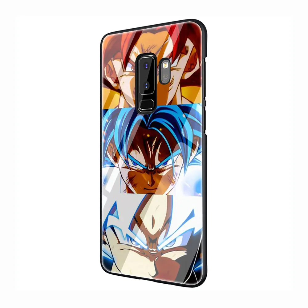 G10 Dragon Ball; DragonBall закаленное Стекло Телефон чехол для Galaxy S7 edge S8 9 10 Plus, Note 8, 9, 10, A10 20 30 40 50 60 70 - Цвет: G10