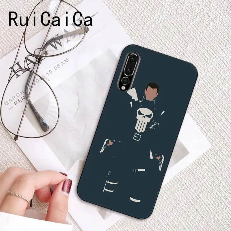 Ruicaica Marvel Game The Punisher Ghost Rider Phone Case Shell for HuaweiP9 P10 Plus Mate9 10 Mate10 Lite P20 Pro Honor10 View10 | Мобильные