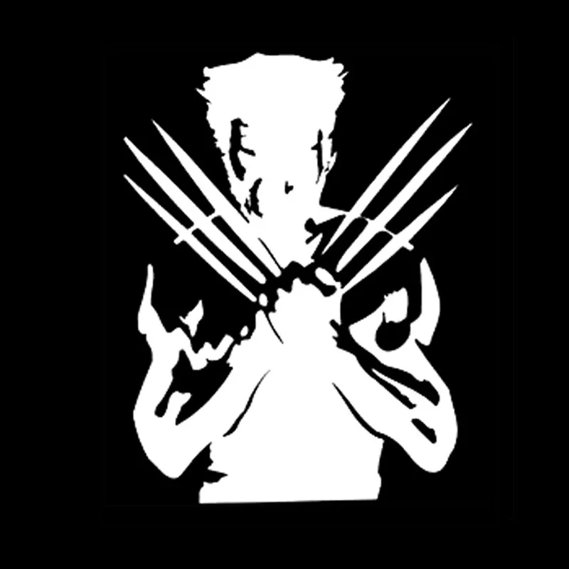 Автомобильные наклейки волк X Men Забавный Росомаха мультяшный Автомобиль