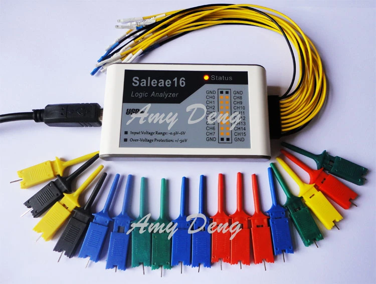 Logic16 USB 16 100 м ARM FPGA логический анализатор декодирует оружие|logic analyzer|logic analyzer usbusb logic