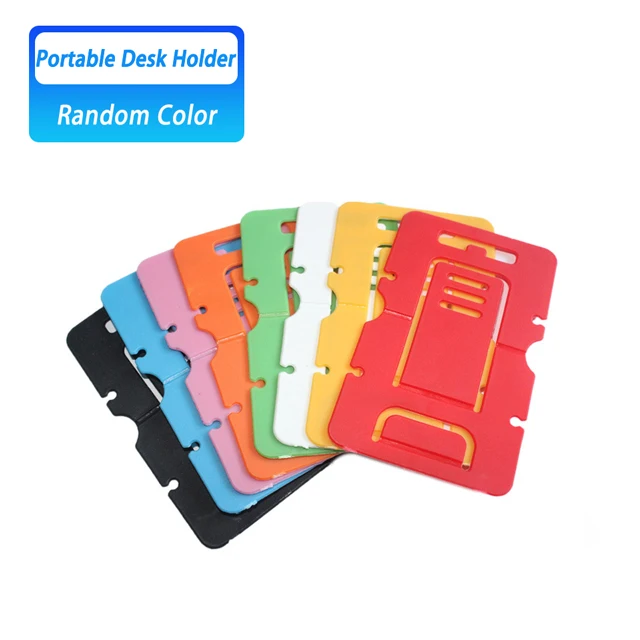 Card Holder Универсальный складной настольный держатель для телефона для huawei P30 mate 20 pro samsung S10 plus iPhone мобильный телефон планшет Настольный держатель - Цвет: Card Holder