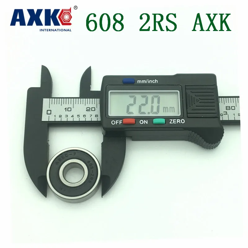 2021 Бесплатная доставка Axk 10 шт. 608-2rs(10 шт.) 8*22*7 мм Abec-7 скейтборд 608 2rs шаровой