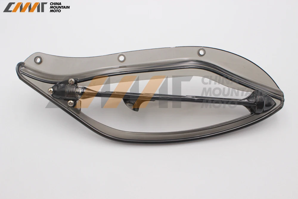 Для Harley Touring Electra Glide 1996 2013 2010 2011 2012 черный/дымчатый Регулируемый боковое крыло