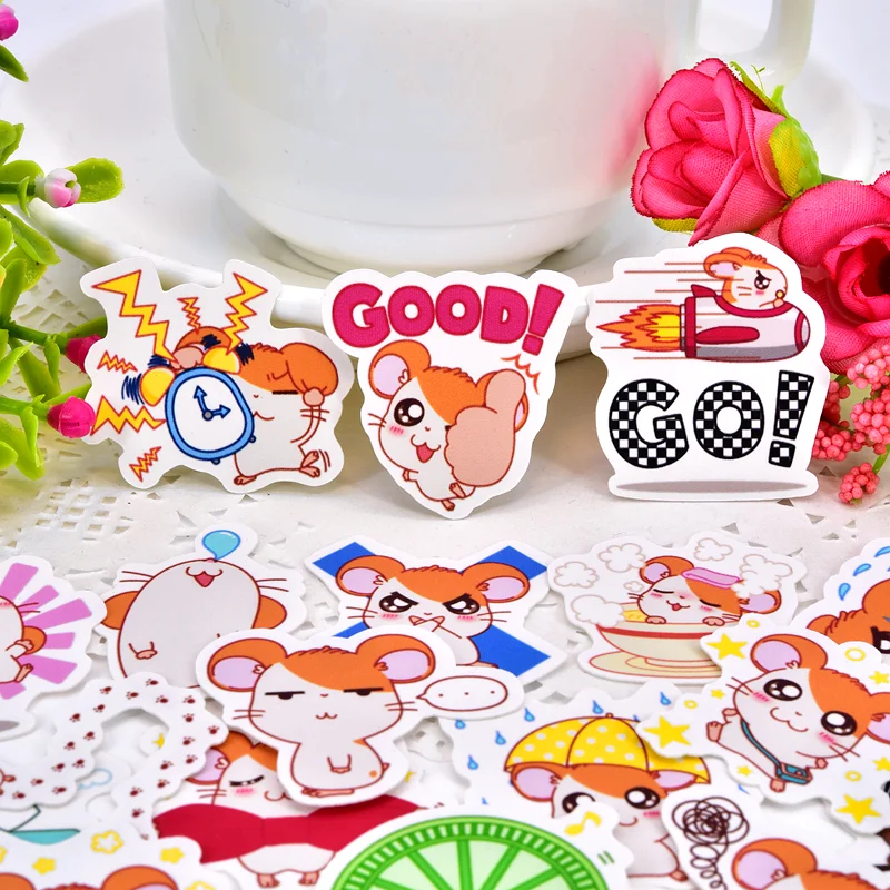 

Набор наклеек Hamtaro для скрапбукинга 40 шт.