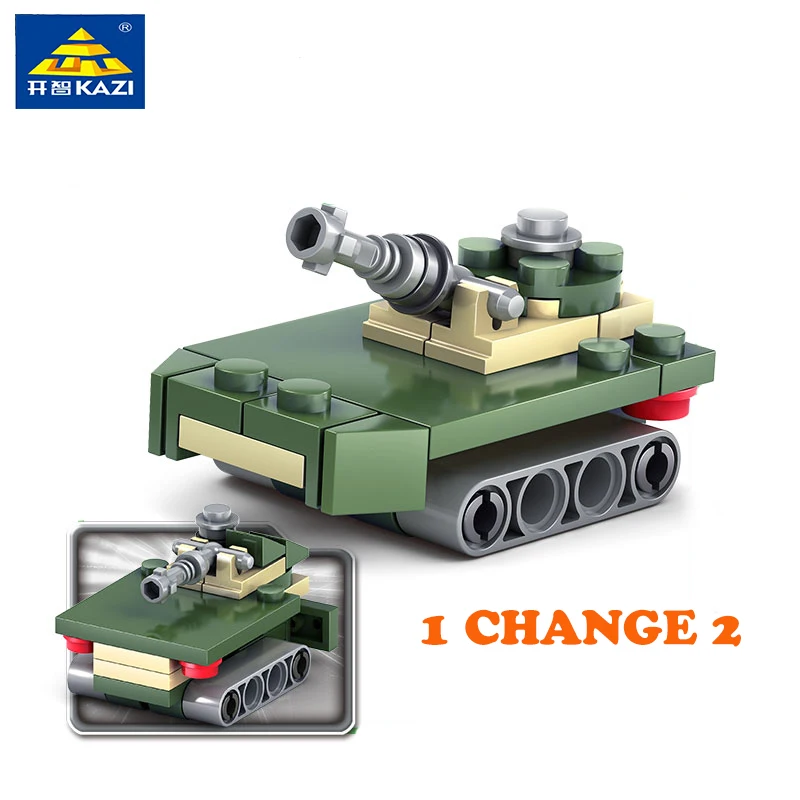 KAZI 84053 поле Армия серии Мини Building Block развивающие игрушки Совместимость с
