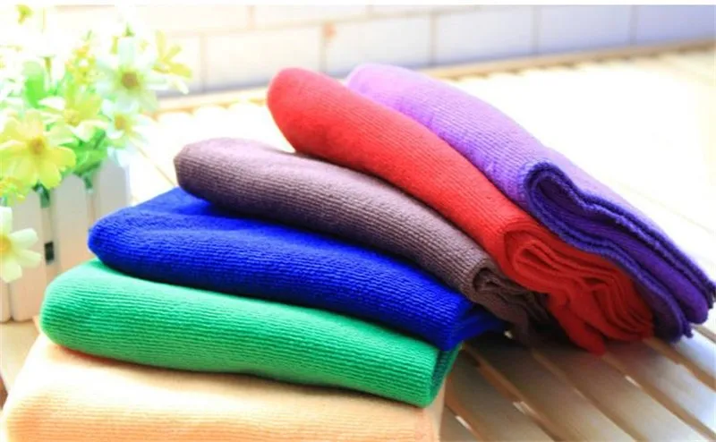 1pcs 30*70cm Miicrofiber Fabric Soft Towel Hand Bathroom Room Car Cleaning Towels badlaken toalla Toallas Mano Gift 42008