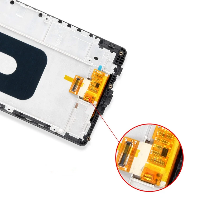 ЖК дисплей с рамкой для LG X power K220 K220DS F750K LS755 X3 K210 US610 K450 5 3 дюйма|Экраны мобильных