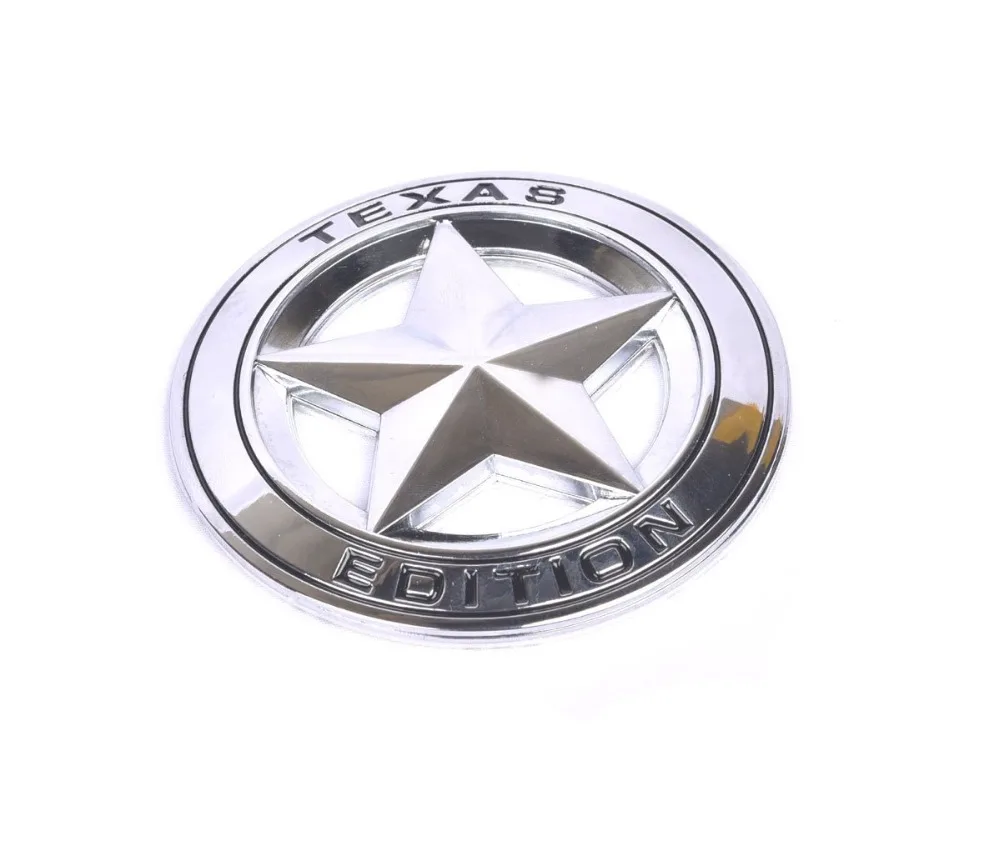 1 шт. 3D металлическая эмблема Texas Edition Звезда автомобиля багде для Mercedes BMW Mustang Ranger