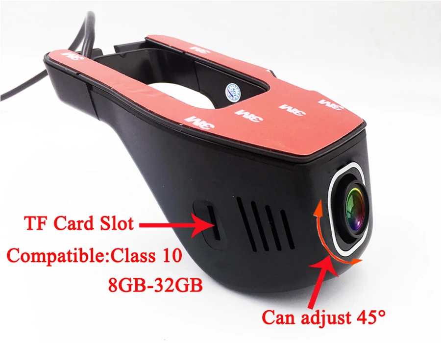 QUIDUX Новатэк 96658 Wifi Видеорегистраторы для автомобилей Видео Регистраторы Full HD 1080 p Беспроводной приложение манипуляции IMX 322 Скрытая регистраторы камеры Регистратор
