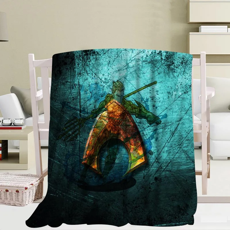Online Aquaman Coperte Di Viaggio Divano Coperta Di Flanella Di Corallo Del Panno Morbido Coperte Di Tessuto Morbido Personalizzata Per Divano/Letto/Auto Portatile Coperte