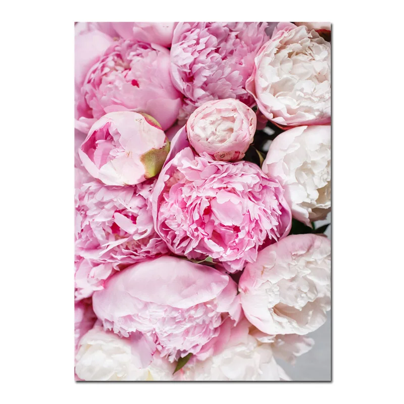 Скандинавский цветок холст искусство Скандинавская настенная живопись Печать