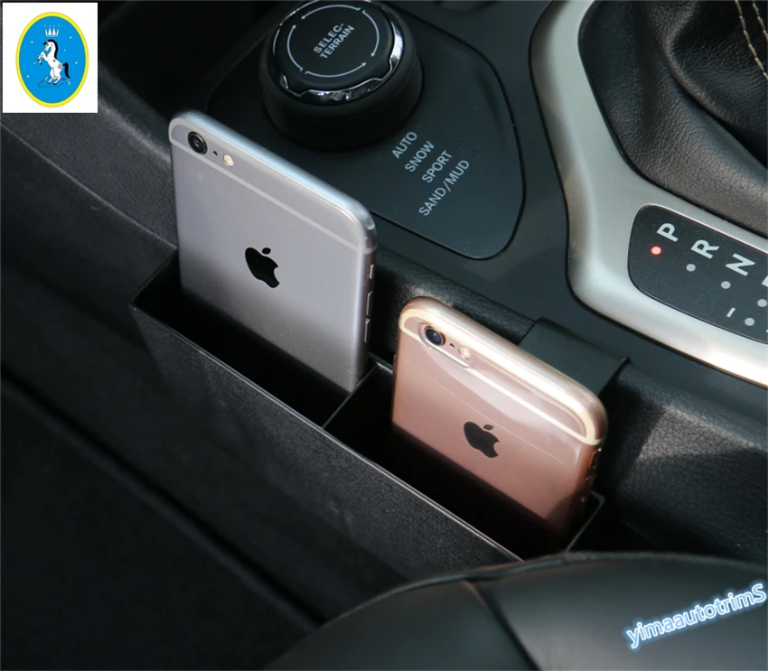 

More fashion! For Jeep Cherokee 2016 ABS Storage Pallet Armrest Container Box 1 Pcs