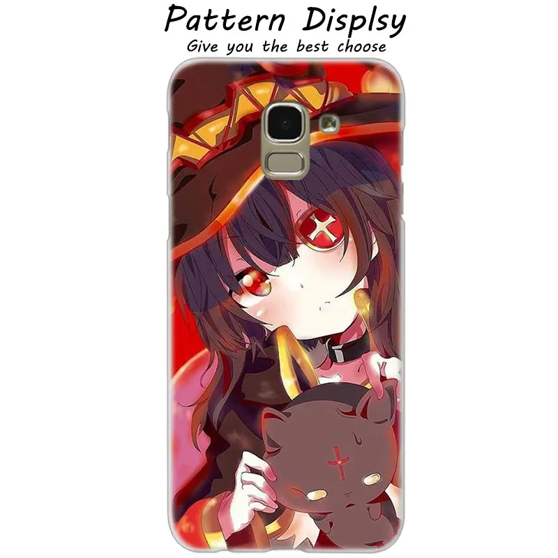 MLLSE аниме Konosuba Megumin Модный чехол КРЫШКА ДЛЯ samsung Galaxy J2 J4 CORE J3 J5 J7 ЕС J8 J6 J4 Plus J7 Prime