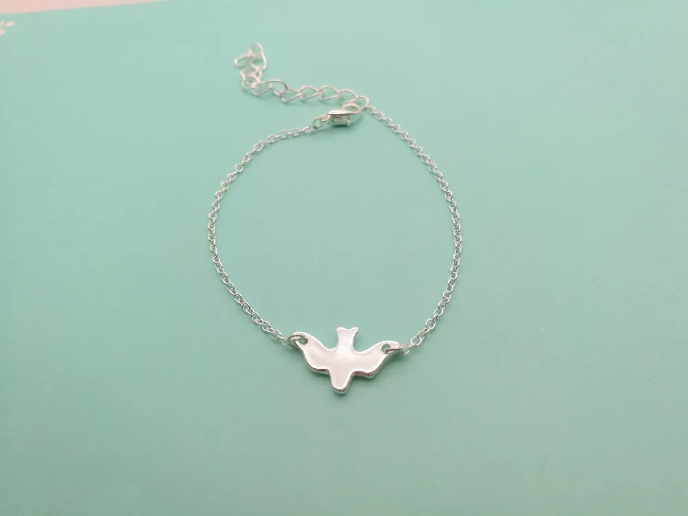 30 шт маленький мир браслет с голубем парящий Летающие птицы маленькие милые