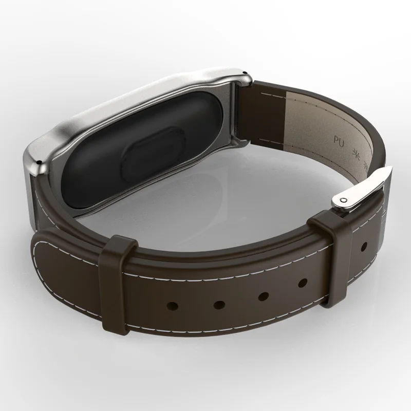 Высококачественный регулируемый ремешок из искусственной кожи для Xiaomi MiBand 2