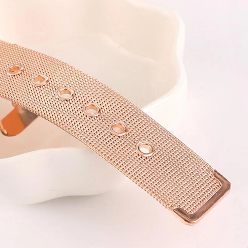 Модные женские классические золото Женева кварцевые Нержавеющая сталь наручные