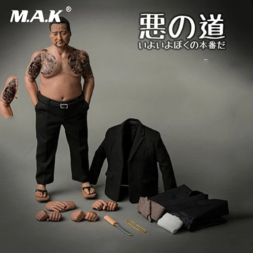 AT026 figure Коллекция 1/6 масштаб AT026 полный набор японских бандитов бандита, Мужская фигурка, модель для фанатов, подарки - Цвет: AT026 figure