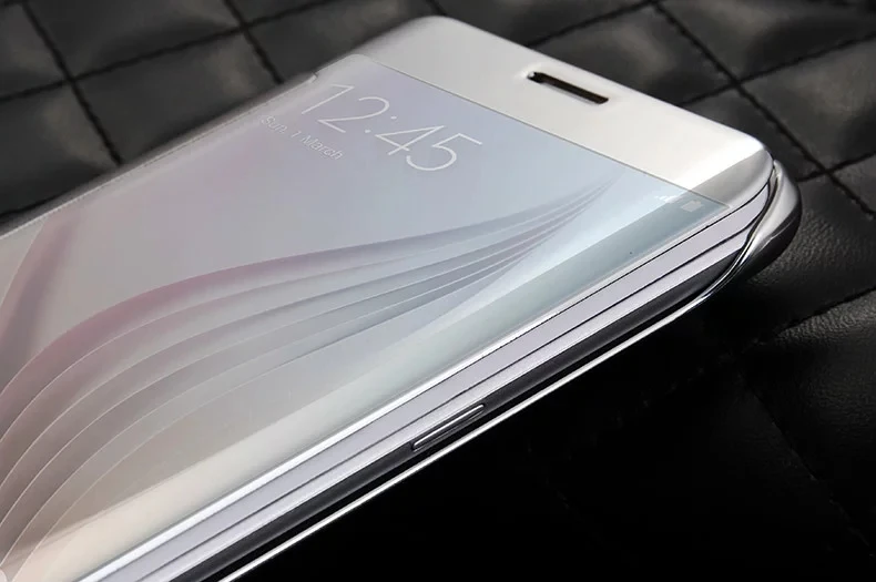 Зеркальный Чехол С Откидывающейся Крышкой для Samsung Galaxy A3 A5 A7 J1 J3 J5 J7 2017 2016 2018 S8 S9 Plus