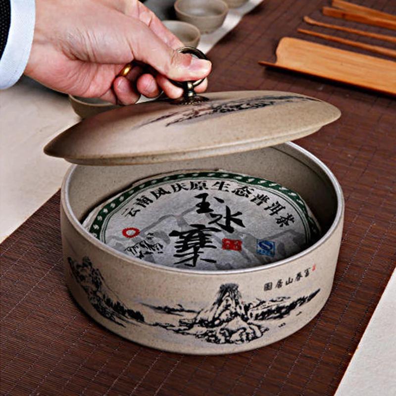 Керамические пакетики для чая герметичные банки грубой керамики большие ящики