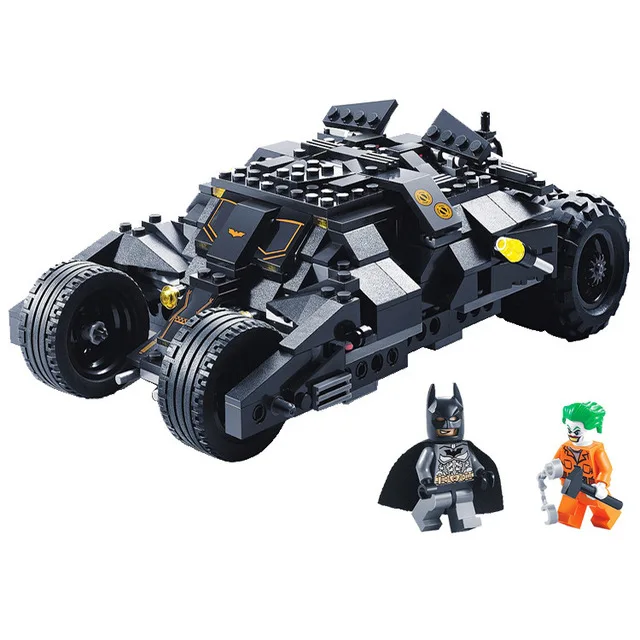 Супер герой Бэтмен гоночная модель грузового автомобиля Technic строительные блоки