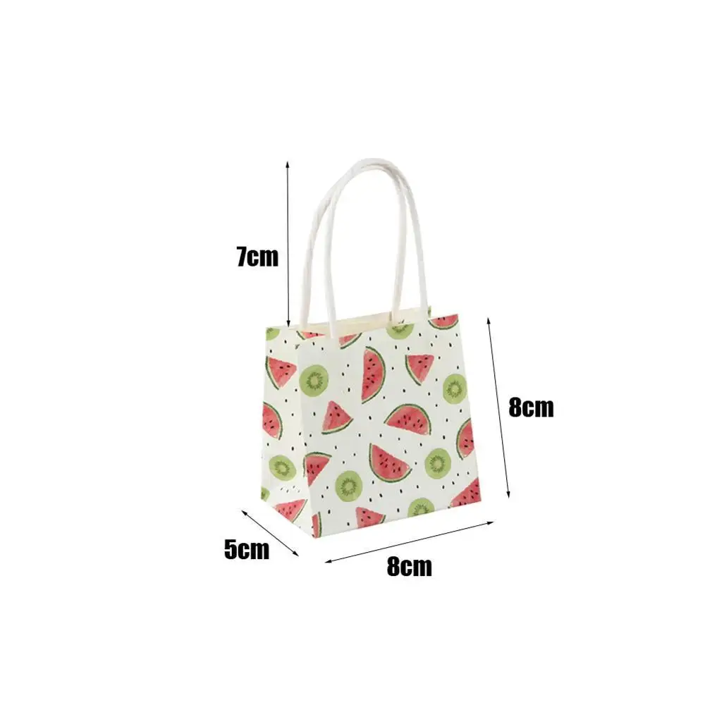 Упаковка из 3 летних фруктовых бумажных подарочных пакетов соты лимонный арбуз