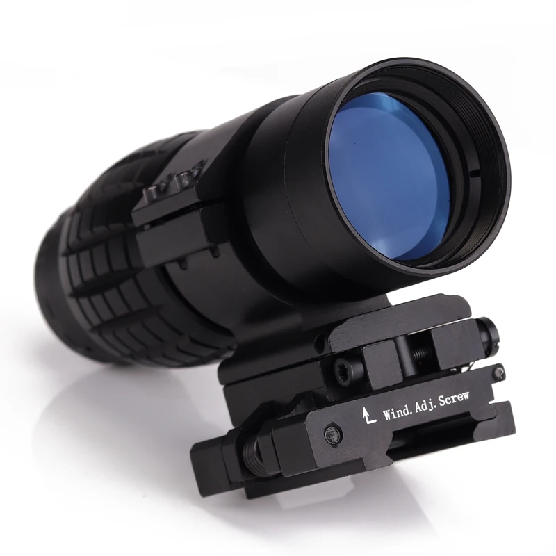 Тактический 3X лупа оптика прицелы прицел Подходит Aimpoint с откидной на сторону