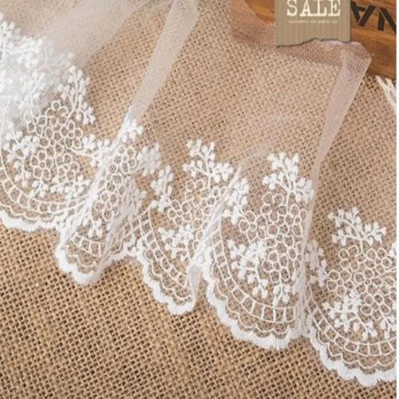Цветочная сетчатая кружевная Вышивка высокого качества размером 12 см|embroidery lace
