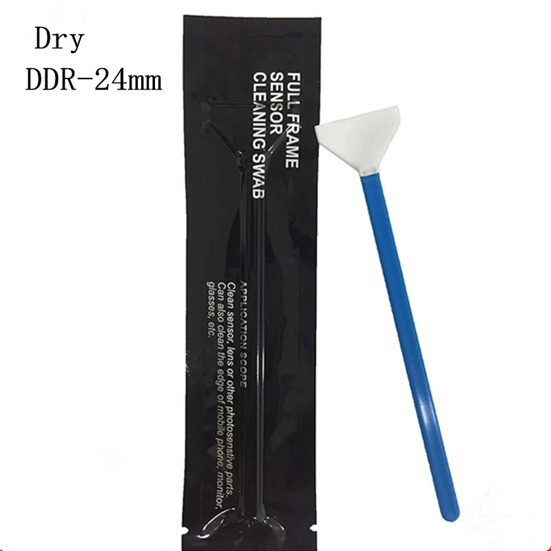 24mm-dry 10 шт. камера и фото CCD/CMOS чистящий тампон костюм для APS-C DSLR сенсор очистки - Цвет: 24mm-dry