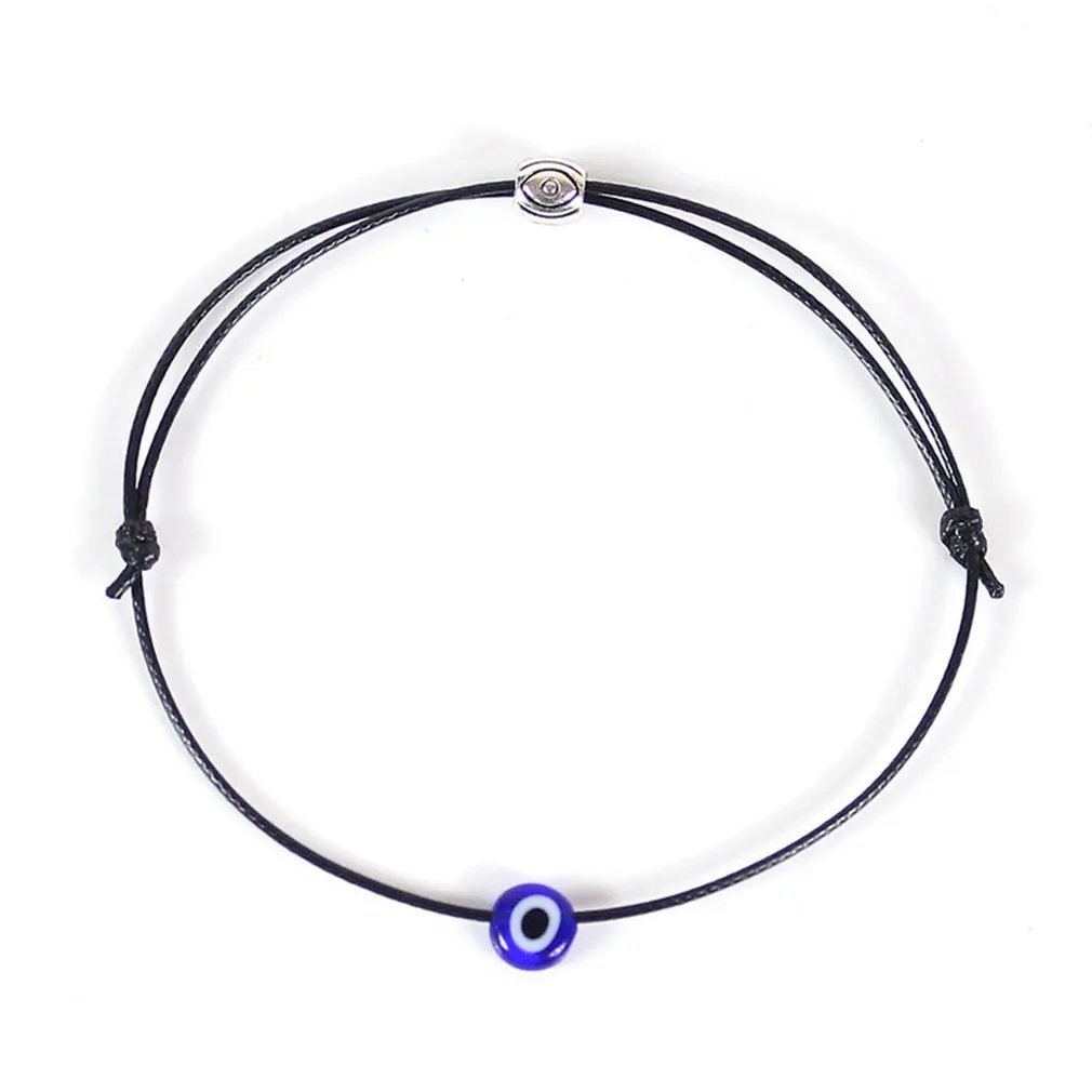 Турецкий приносящий удачу глаз браслеты для женщин 4 цвета плетёный браслет