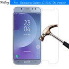 Закаленное стекло для Samsung Galaxy J7 2017, Защитное стекло для Samsung Galaxy J7 2017, защитная пленка J730F Wolfsay, 2 шт.