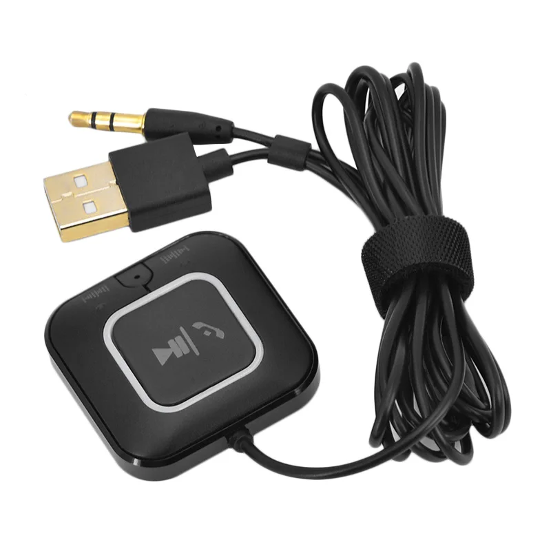 Bluetooth Handsfree Car Kit AUX кабель USB Динамик с NFC ZF 850 Беспроводной Музыка передатчик