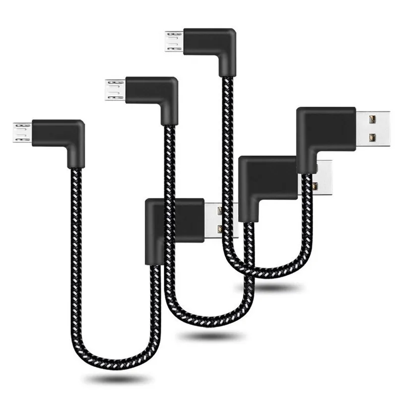 Нейлоновая оплетка двойной тип L USB дата кабель для SAMSUNG 2.4A Быстрая зарядка Micro usb type C зарядное устройство кабель для Xiaomi huawei