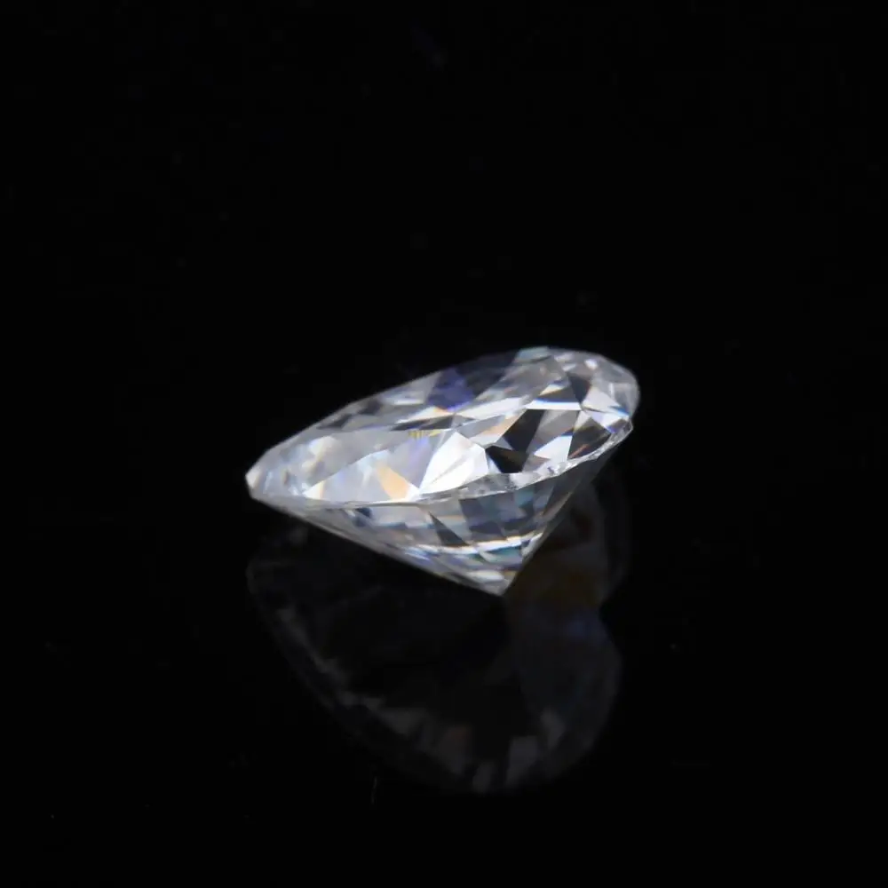 Тесты положительный 3x5 ~ 8x10 мм грушевидной формы E moissanites незакрепленный камень