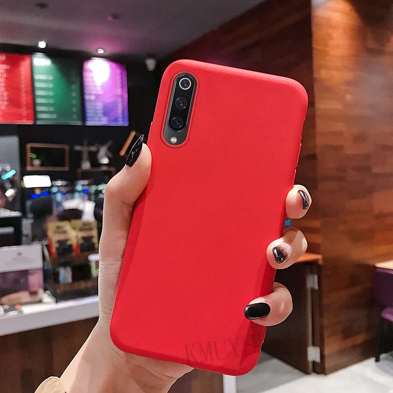 Red Силиконовый чехол для Xiaomi mi A2 8 lite mi 9 SE 6X 5X A1 Pocophone F1 Red mi 7 Note 5 6 iPad Pro 6A Note7 Pro Чехол Мягкий ТПУ, конфетный чехол для телефона - Цвет: Red