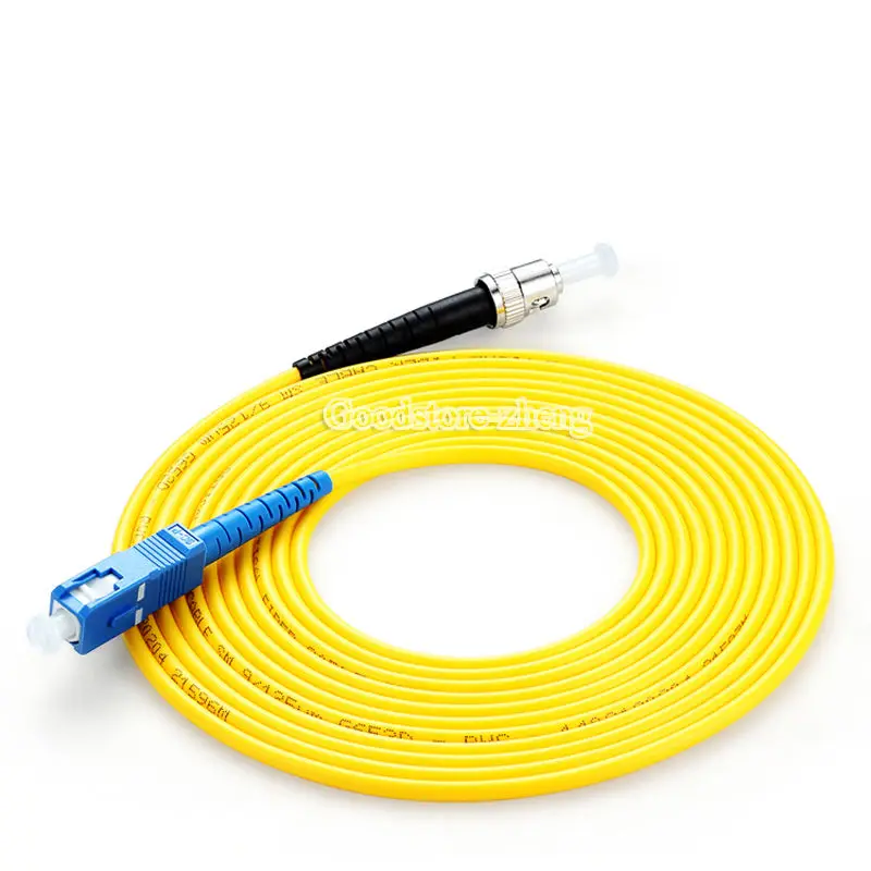 SC к ST оптоволоконный Соединительный шнур Джампер кабеля SM simplex 9/125 фотоволоконный