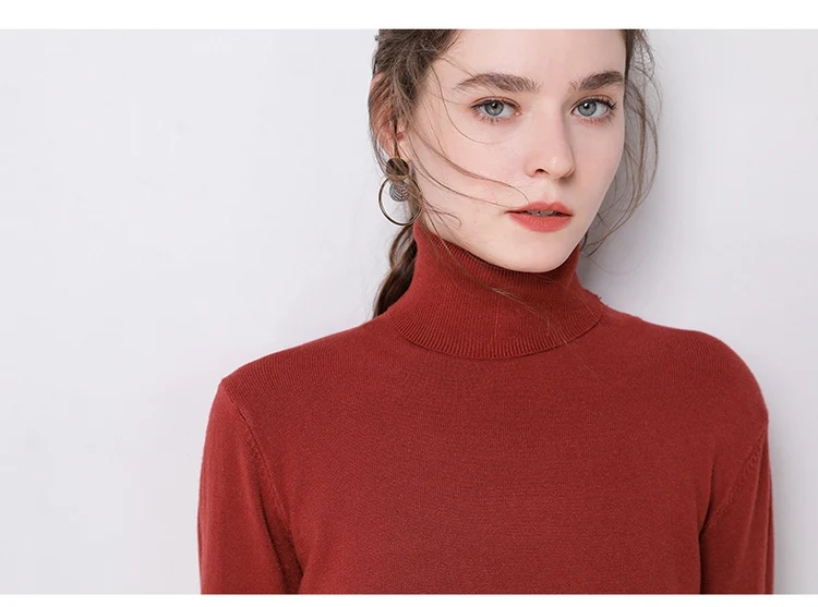 Autumn Winter sweater women turtleneck cashmere sweater knitted pullover women sweter fashion sweaters new Plus Size tops