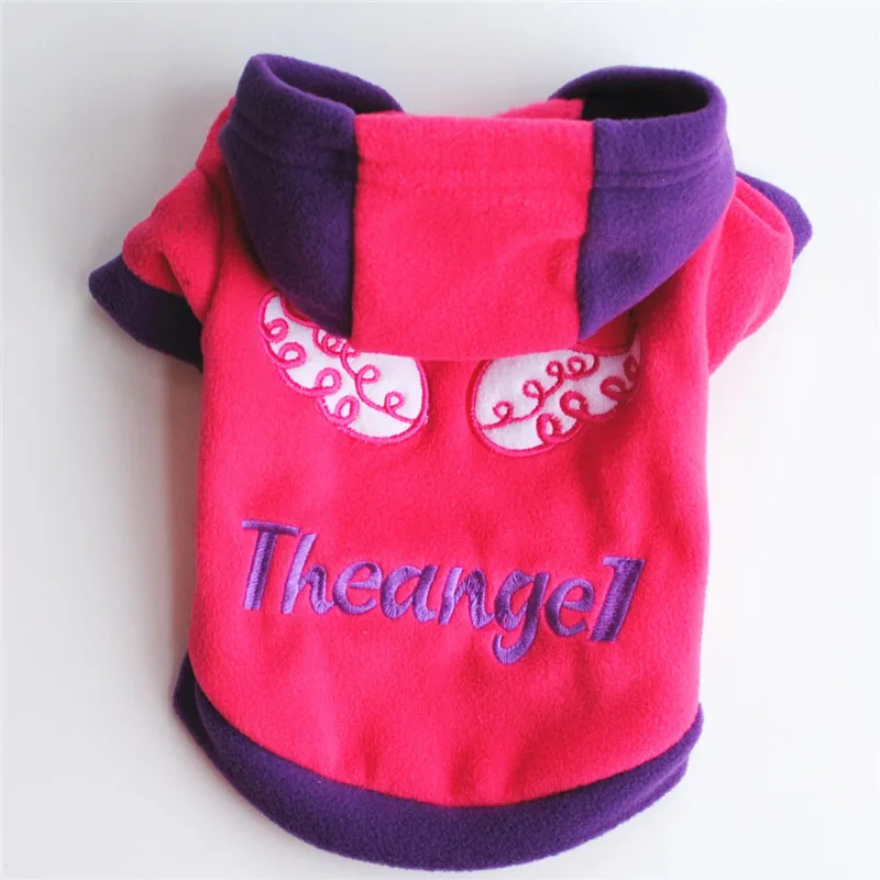 Собака мелких пород кошка флисовая одежда толстовка с капюшоном щенок Лапа