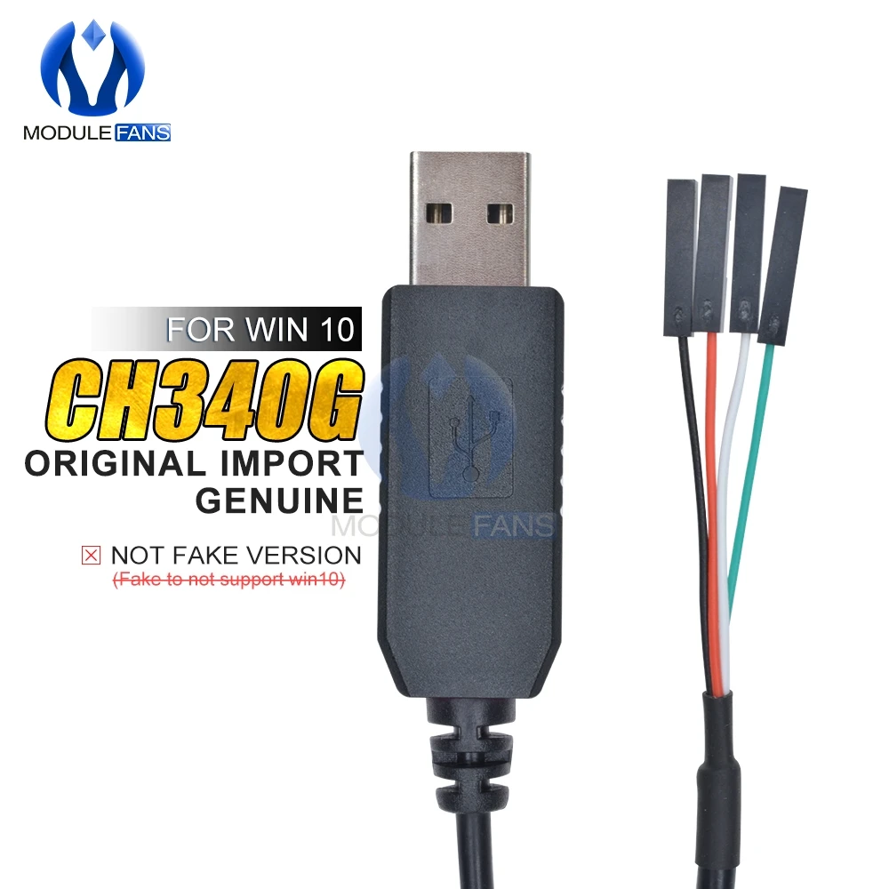 Оригинальный кабель для скачивания CH340G CH340 USB к TTL последовательный провод