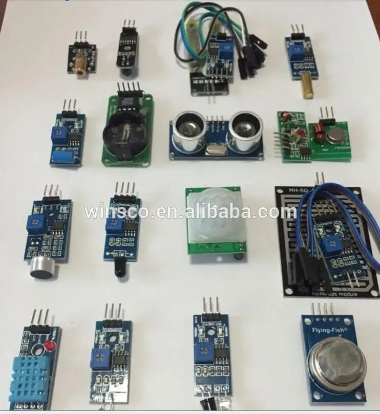 32 шт./лот Raspberry Pi 3 &amp 2 Модель B комплект сенсорного модуля 16 видов датчиков |