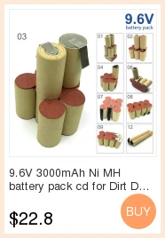 3000 мАч для Skil 12V Ni MH аккумулятор CD 2610393023 2610391670 для самостоятельной установки