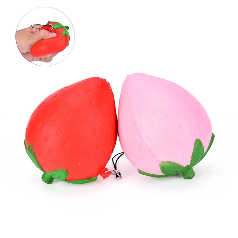 Новый подарок растягивающийся Squeeze клубника медленно поднимающиеся милые