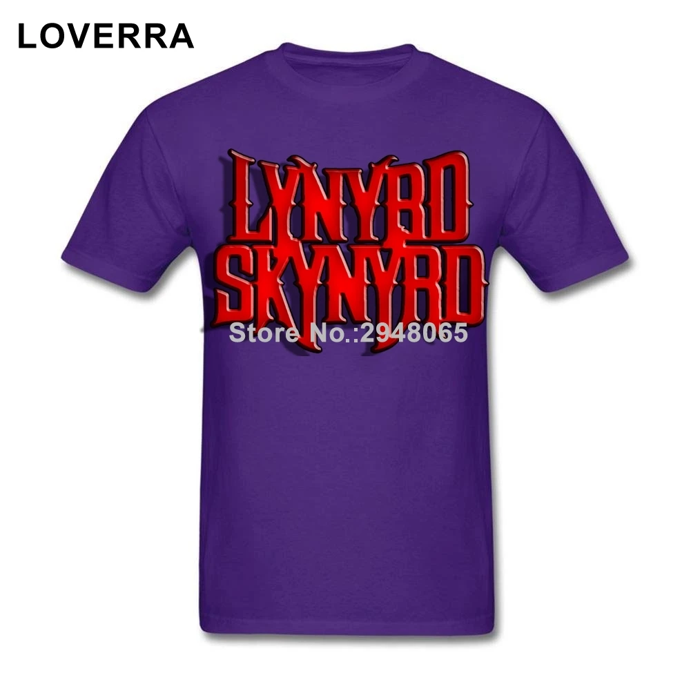 Lynyrd Skynyrd логотип Для мужчин футболка летние шорты рукавом мужской tee 100% хлопок