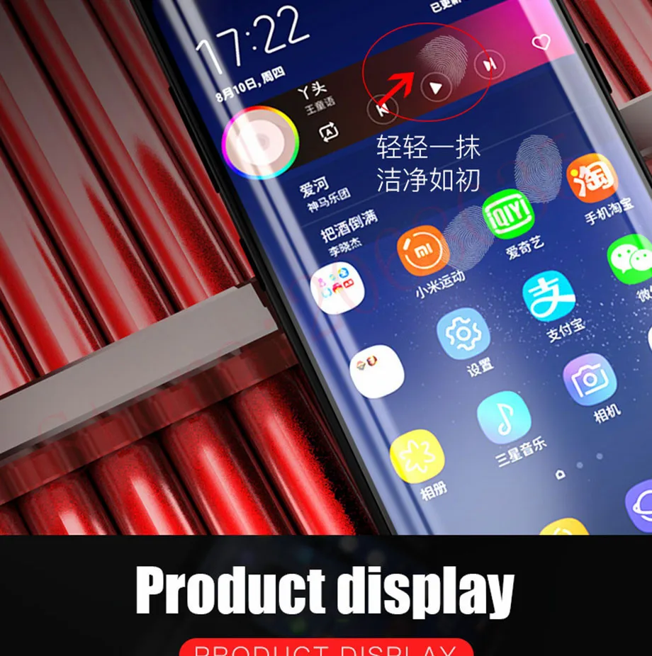 4D изогнутое Полностью закаленное стекло для samsung Galaxy S8 S9 Plus Защитная крышка для экрана взрывозащищенное стекло для samsung S8 Note 8